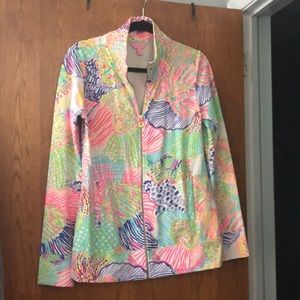 Lilly Pulitzer zip up Roar of the Seas.